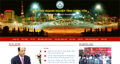 Desktop Screenshot of doanhnghiephungyen.org.vn